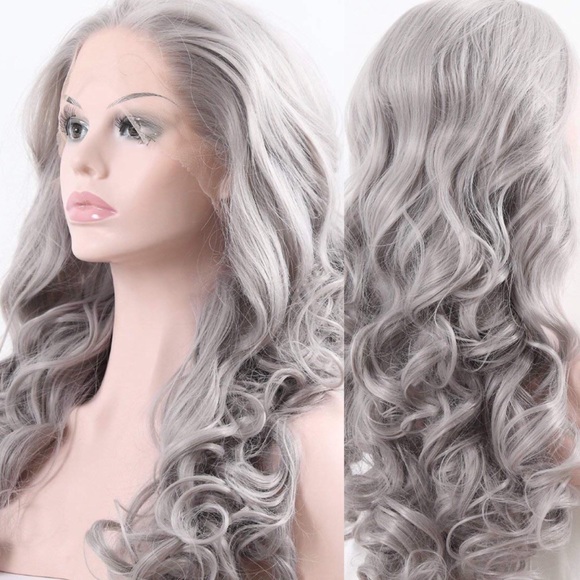 ?LEAH GREY 22” CURLY LACE FRONT WIG ? NWT main image 7